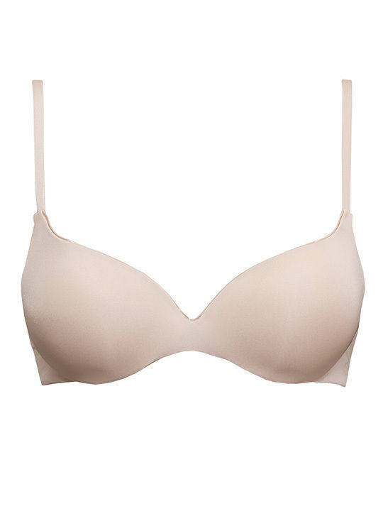 Bej Sutien Push Up cu Baloane