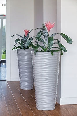 Form Plastic Sahara Dunes Slim Саксия Пластмаса Антрацит 29.5x29.5x56.5см.