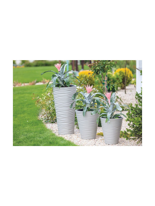 Form Plastic Sahara Dunes Pot Plastic Anthracite 34.5x34.5x39cm.