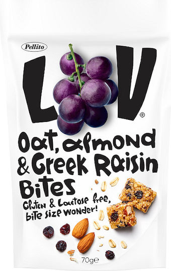 Pellito Cereals Oats Bites with Almond & Raisin 70gr