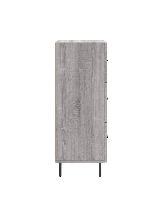 Office Storage Drawer Gray L34.5xW34xH90cm