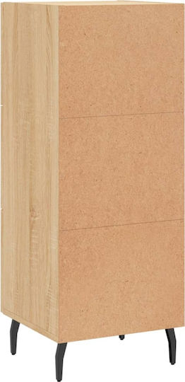 Wooden Office Drawer Sonoma 34.5x34x90cm