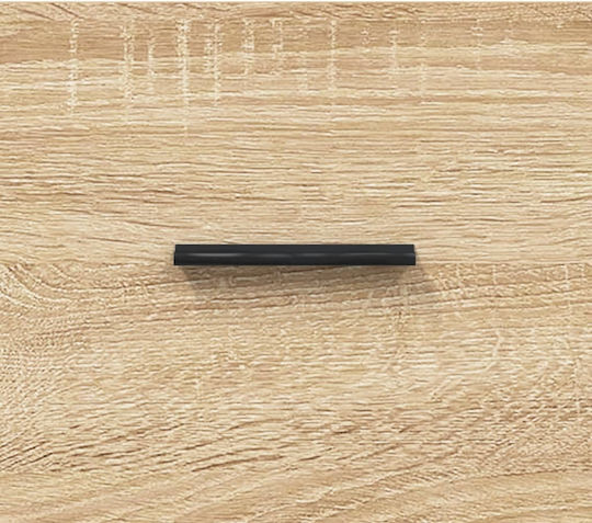 Wooden Office Drawer Sonoma 34.5x34x90cm