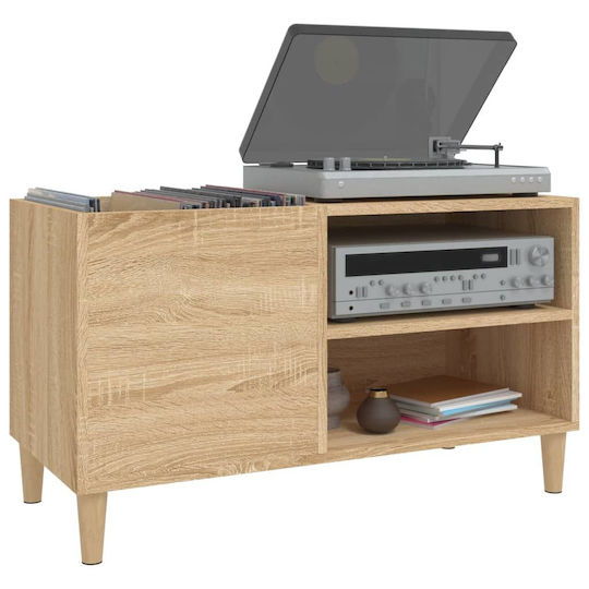 vidaXL Sonoma Oak Hi-Fi Furniture Brown 38x84.5x48cm