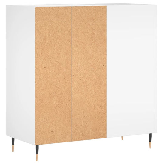 vidaXL Mobilier Hi-Fi Alb 38x84.5x89cm