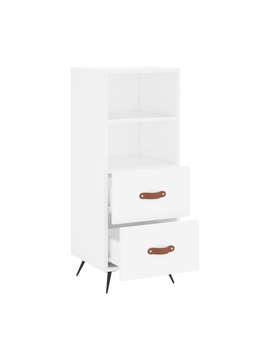 Office Storage Chipboard Drawer White L34.5xW34xH90cm