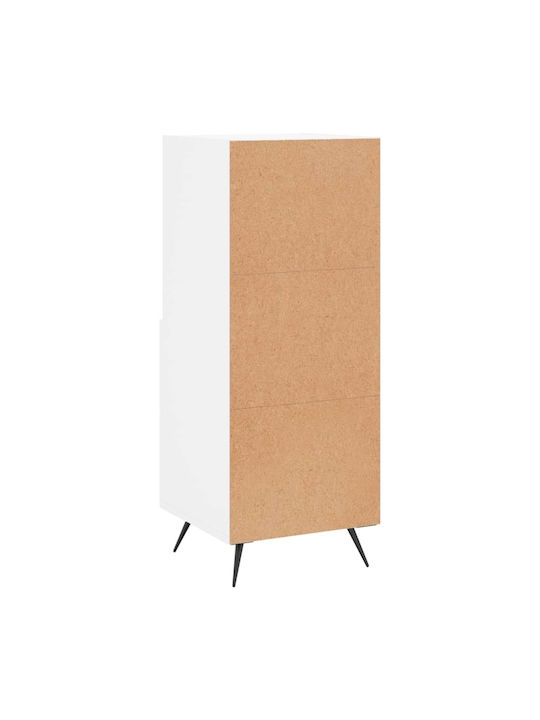 Office Storage Chipboard Drawer White L34.5xW34xH90cm