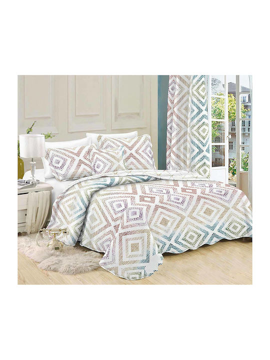 Dimcol 404 Set Coverlet Queen Size 3 pcs 220x240cm 3pcs