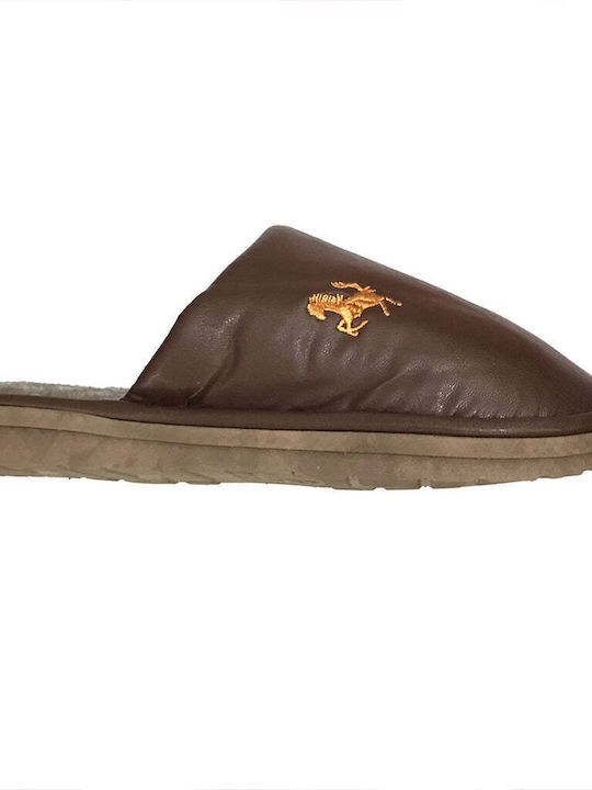 Ustyle Men's Slipper Brown