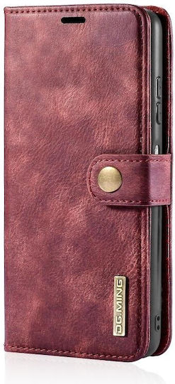DG.MING Detachable Wallet Δερματίνης Κόκκινο (Galaxy A22 5G)