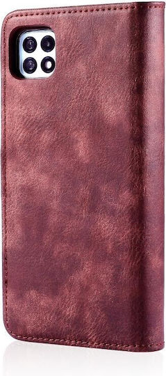 DG.MING Detachable Wallet Δερματίνης Κόκκινο (Galaxy A22 5G)