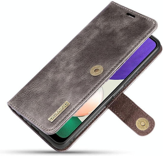 DG.MING Detachable Wallet Δερματίνης Γκρι (Galaxy A22 5G)