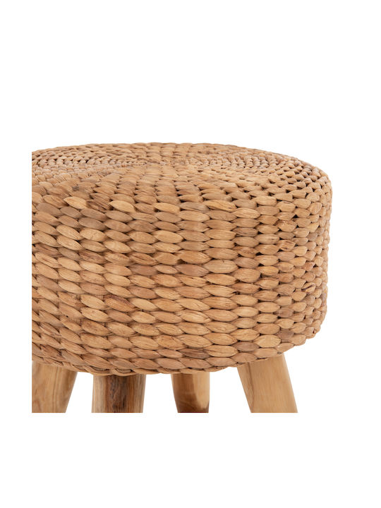 Stool For Living Room Wicker Beige 43x43x43cm