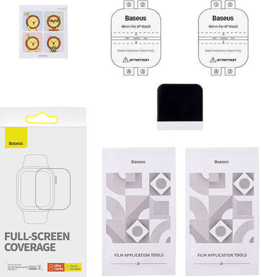 Baseus Nanocrystal Защитен екран за Apple Watch 40 мм 1бр P6001510B201-00