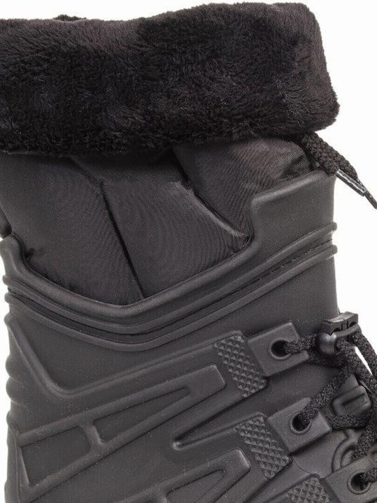 Adam's Shoes Women's Boots with Fur Black