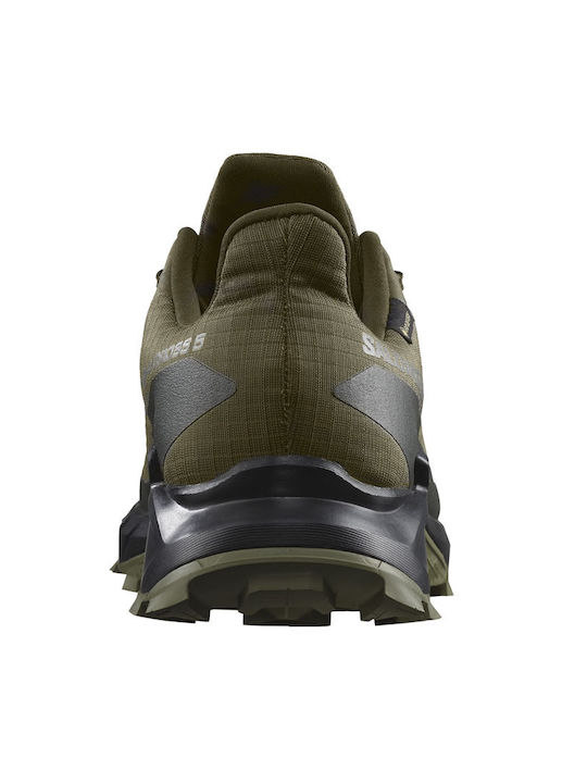 Alphacross 5 Sport Shoes Trail Running Waterproof with Gore-Tex Membrane Olvnig / Black / Dlic