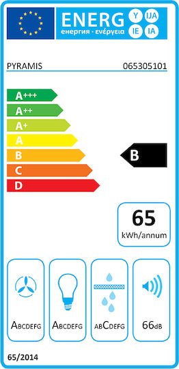 Pyramis EF Plus Μηχανισμός Απορρόφησης 50cm Inox