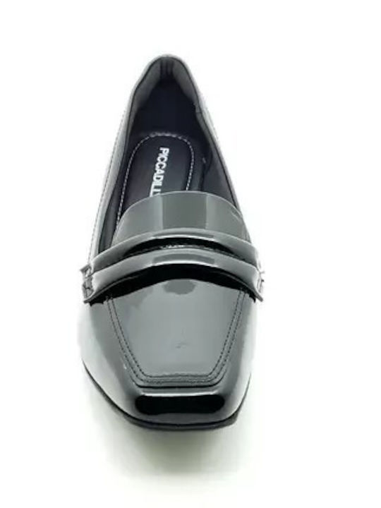 Piccadilly Anatomic Patent Leather Black Low Heels