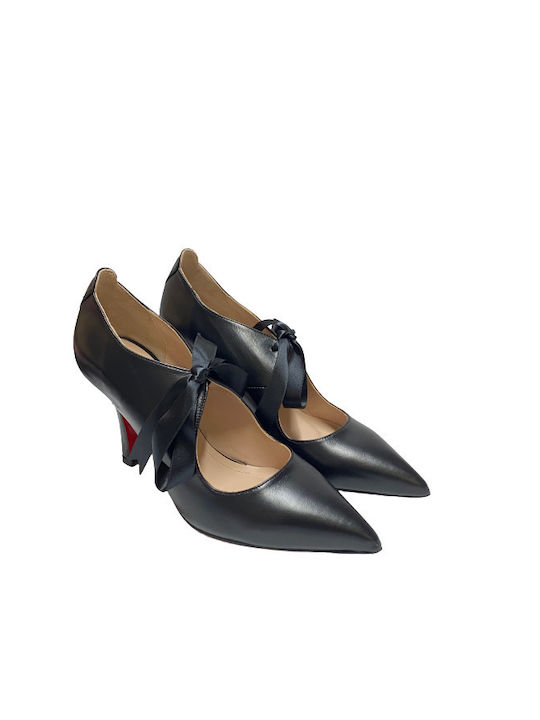 Bertelli Pointed Toe Black High Heels