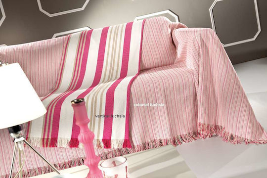 Guy Laroche Colonial Throws Set Fuchsia Guy Laroche Colonial Throws Set Fuchsia