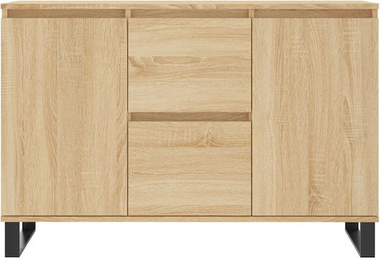 Sideboard made of Wood & Metal Sonoma Oak 104x35x70cm