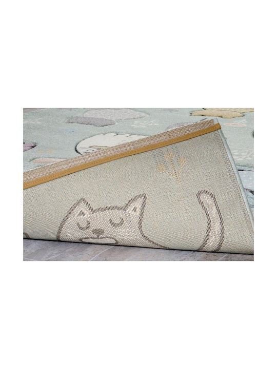 Tzikas Carpets 63908-40 Детско килимче Зелен 133x190см