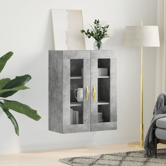vidaXL Bathroom Cabinet L69.5xW34xH90cm Gray