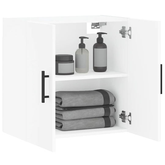 vidaXL Cabinet de baie L60xA31xÎ60cm Alb