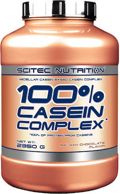 Scitec Nutrition 100% Casein Complex Fără gluten cu Aromă de Ciocolată belgiană 2.35kg