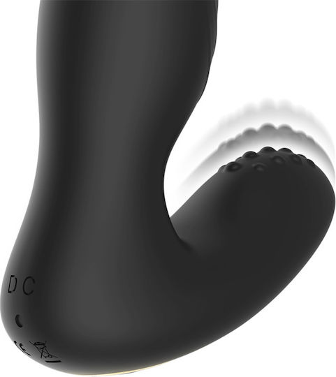 Ibiza Massager Vibrator for Couples with Remote Control 10cm Black