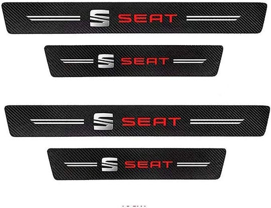 Car Interior Decorative Door Sill 4 Pieces