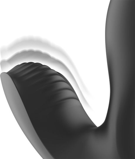 Ibiza Massager Mini Δονητής Μασάζ με Απομακρυσμένο Έλεγχο 11cm Μαύρος