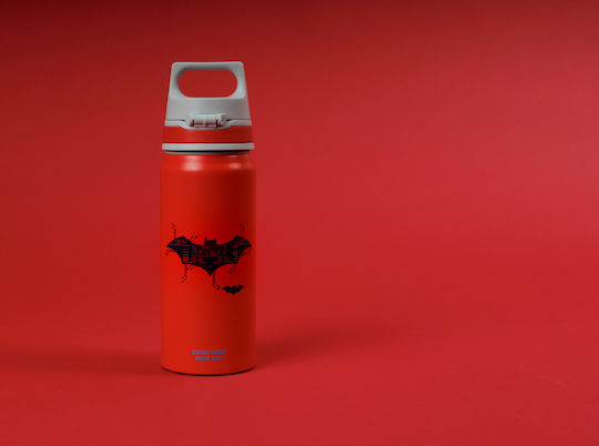 Sigg Παιδικό Παγούρι από Αλουμίνιο Batman Non Spill Κόκκινο 600ml