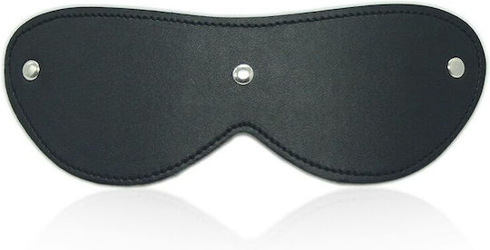 Easytoys Leather Eye Mask BDSM Μάσκα σε Μαύρο Χρώμα