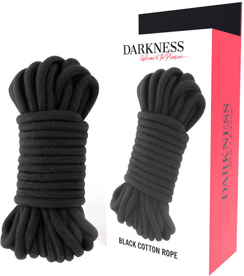 Darkness Kinbaku Rope 10m Σχοινί Δεσίματος σε Μαύρο Χρώμα