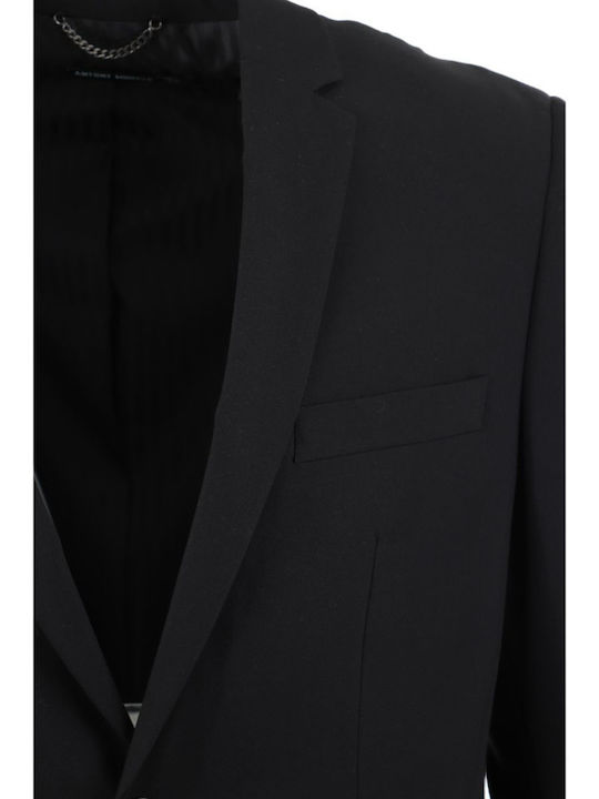 Antony Morato Men's Suit Jacket Slim Fit Black