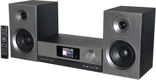 Soundmaster Sistem audio 2 ICD5000SW ICD5000SW 100W cu CD / Media digitale Player, WiFi și Bluetooth Negru