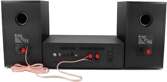 Soundmaster Sistem audio 2 ICD5000SW ICD5000SW 100W cu CD / Media digitale Player, WiFi și Bluetooth Negru