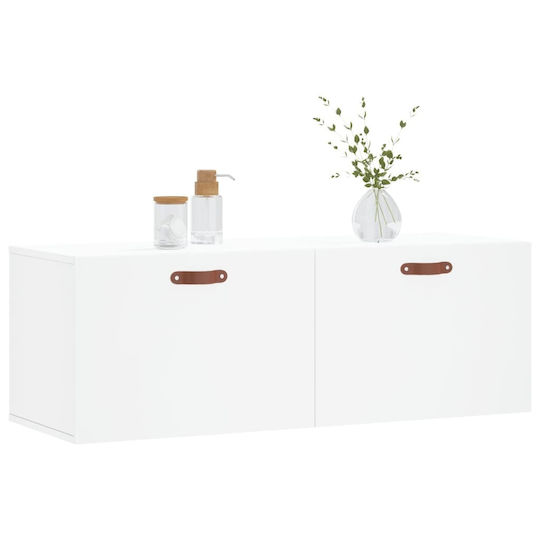 vidaXL Badezimmerschrank B100xT36.5xH35cm Weiß
