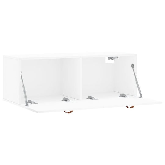 vidaXL Badezimmerschrank B100xT36.5xH35cm Weiß