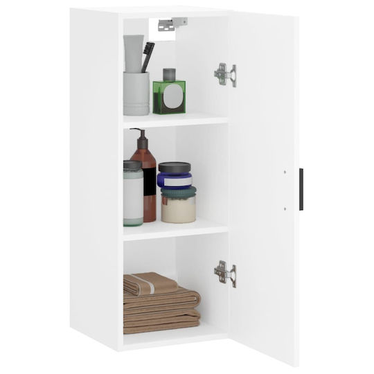 vidaXL Bathroom Cabinet L34.5xW34xH90cm White