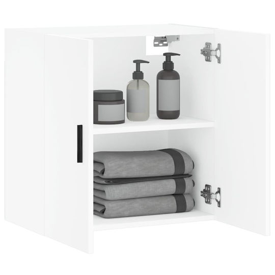 vidaXL Bathroom Cabinet L60xW31xH60cm White