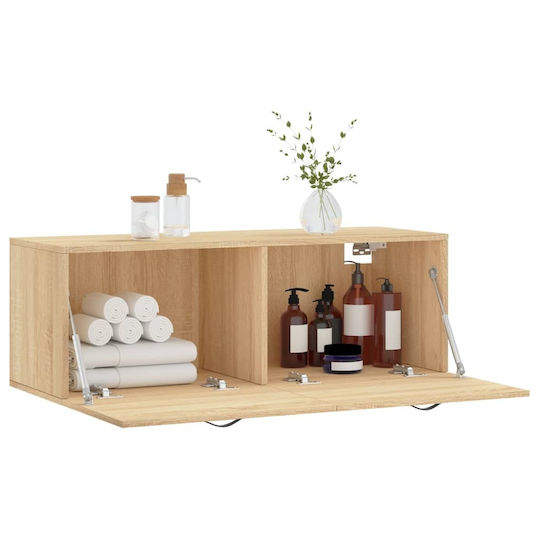 vidaXL Bathroom Cabinet L100xW36.5xH35cm Sonoma