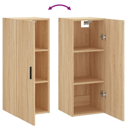 vidaXL Bathroom Cabinet L34.5xW34xH90cm Sonoma