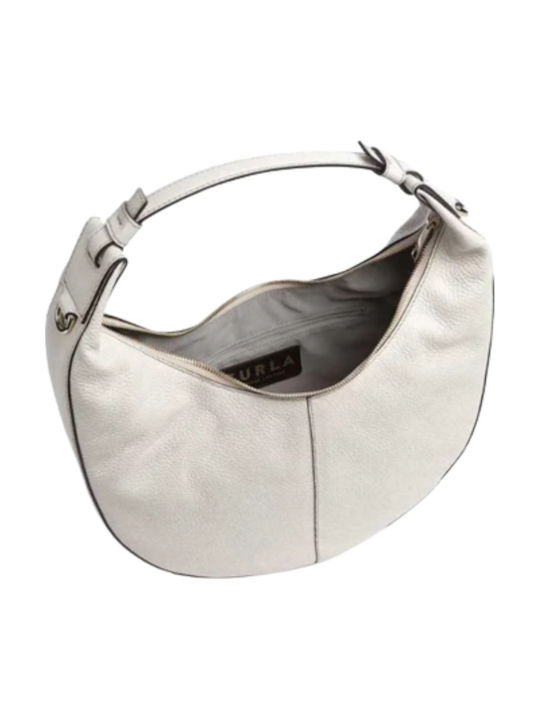 Leder Damen Hobo Tasche Weiß