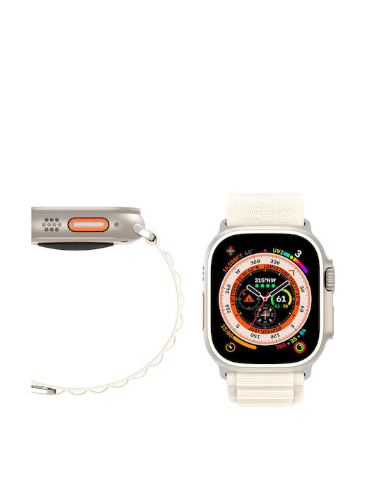 Dux Ducis Sport Buckle Λουράκι Λευκό (Apple Watch 44/45/46mm/Ultra 49mm)