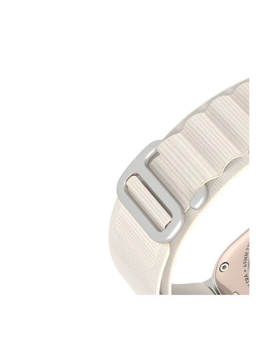 Dux Ducis Sport Buckle Λουράκι Λευκό (Apple Watch 44/45/46mm/Ultra 49mm)