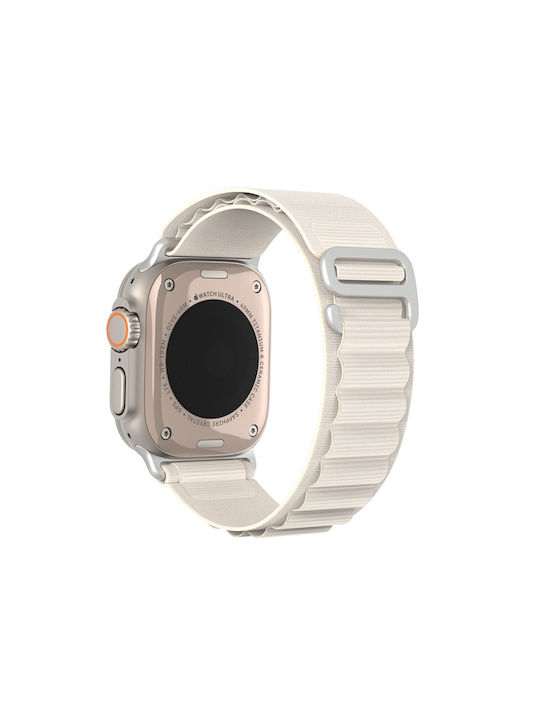 Dux Ducis Sport Buckle Λουράκι Λευκό (Apple Watch 44/45/46mm/Ultra 49mm)