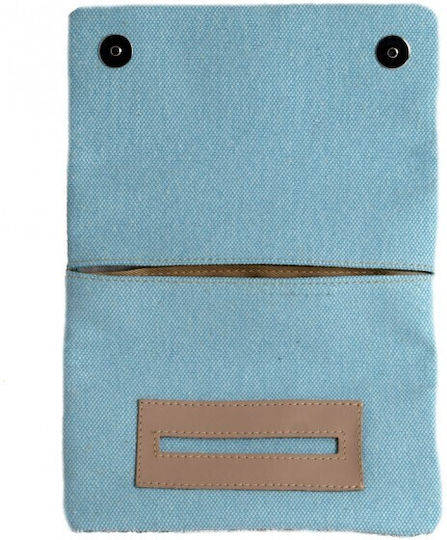 Djo Fabric Tobacco Pouch With Magnetic Clasp Blue
