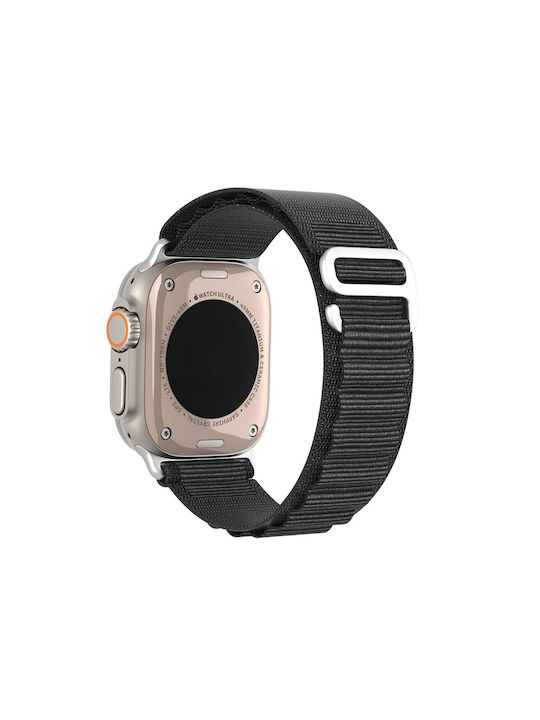 Dux Ducis Sport Buckle Λουράκι Μαύρο (Apple Watch Ultra 49mm)